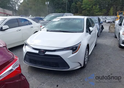 2025 Toyota Corolla Le from USA, damaged, VIN 5YFB4MDE2SP266218